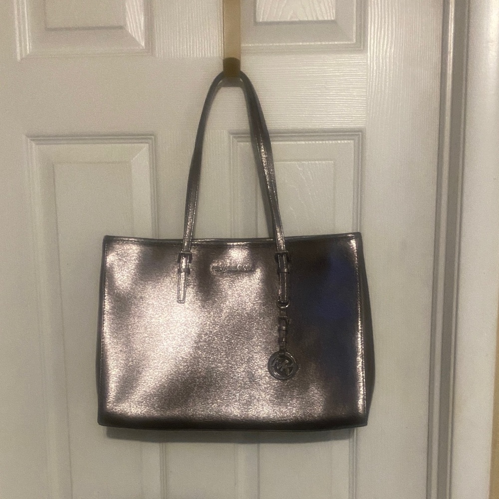 Michael Kors Shimmering Silver Tote